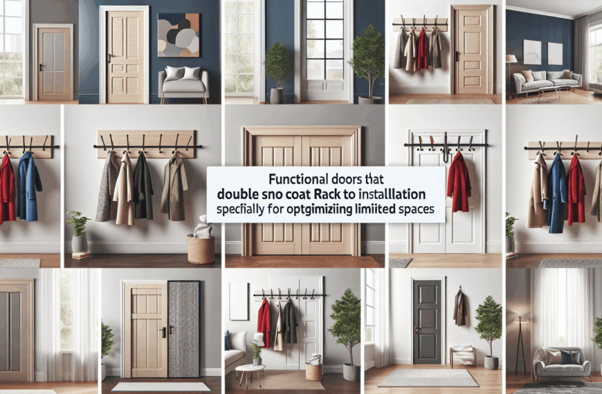 Puertas Funcionales: Percheros Sin Taladro para Optimizar Espacios Reducidos con Conforama