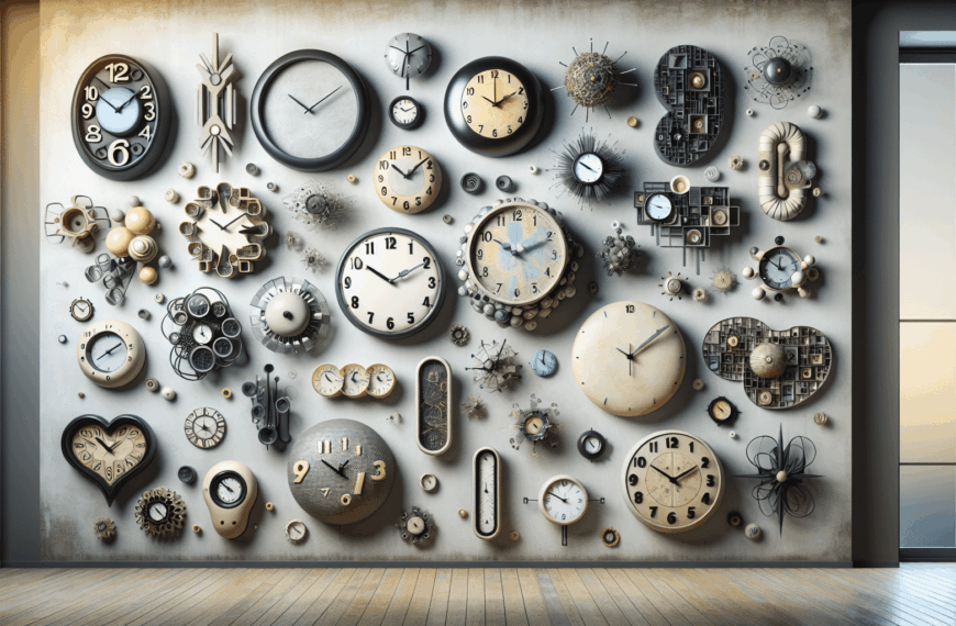Redefiniendo el Tiempo: Ideas Innovadoras para Crear Relojes de Pared Personalizados