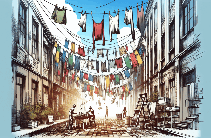 Reinventando el Tendedero: Innovaciones en el Arte Urbano