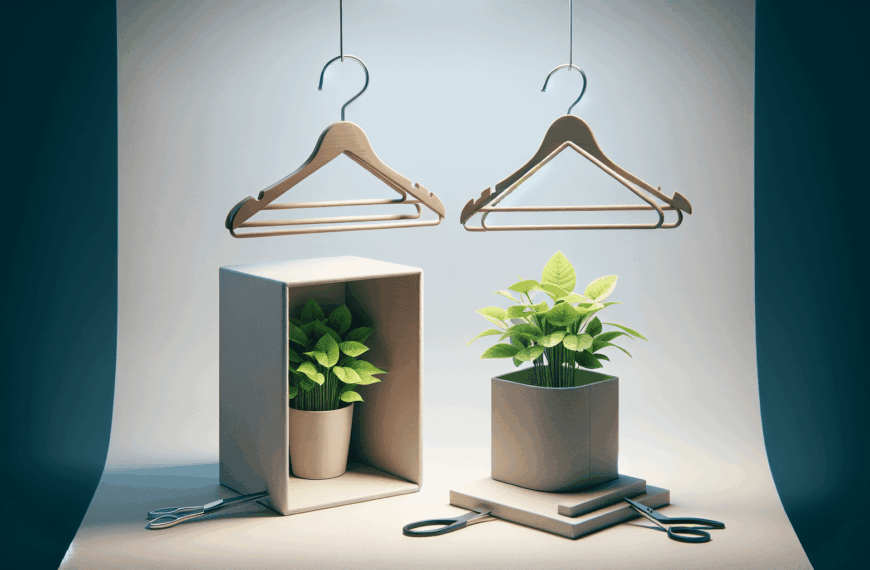 Renovación Creativa: Convierte un Cubo y una Percha en una Maceta de Interior Elegante.