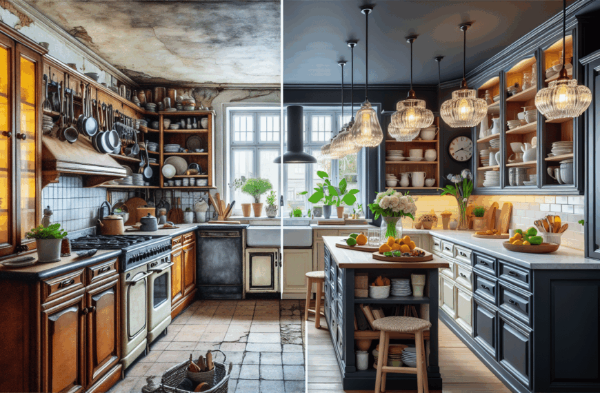 Renovación Gastronómica: Transformando una Cocina Oscura en un Espacio Brillante y Funcional