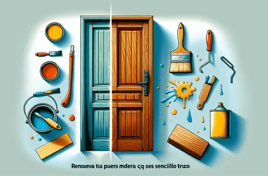 Renueva Tus Puertas de Madera con Este Sencillo Truco