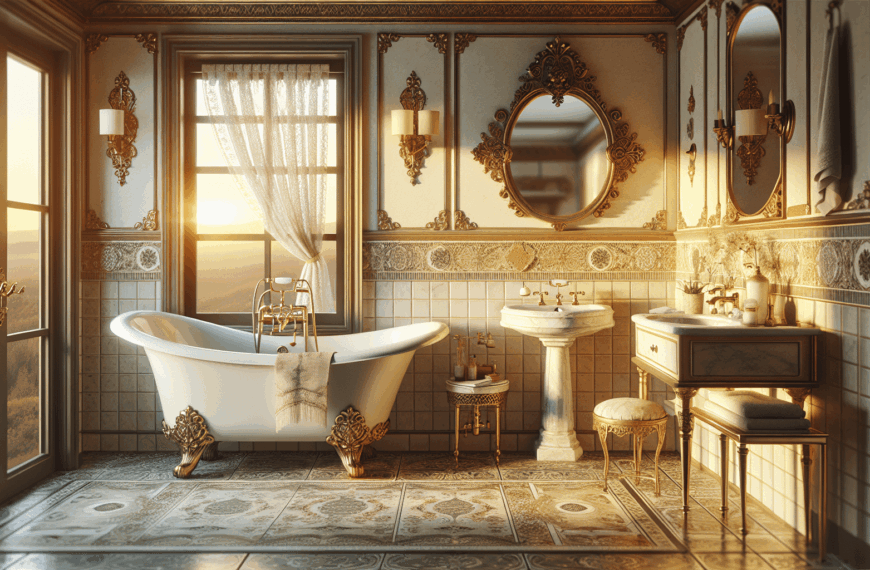 Renueva tu Baño con Estilo Vintage: Elegancia Atemporal y Sofisticación