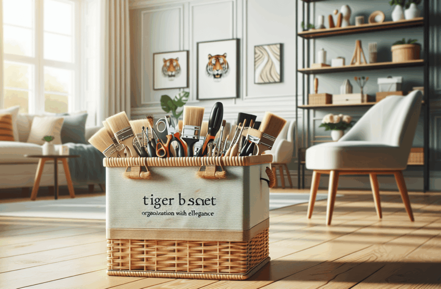 Renueva y Embellece Tu Hogar con la Cesta de Tiger: Organización con Elegancia