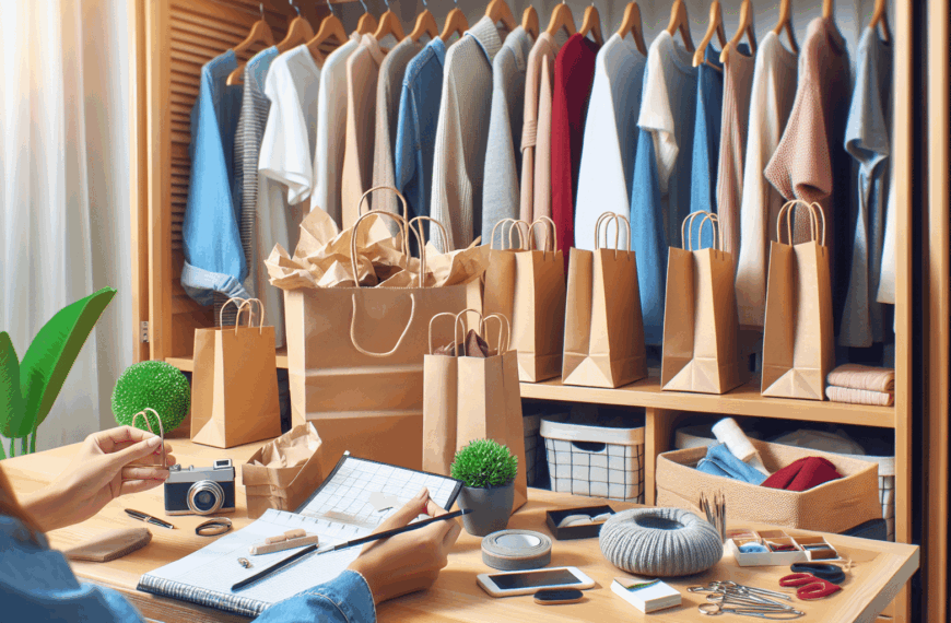 Optimiza Tu Espacio: Organiza Tu Armario Creativamente con Bolsas de Papel Reutilizadas