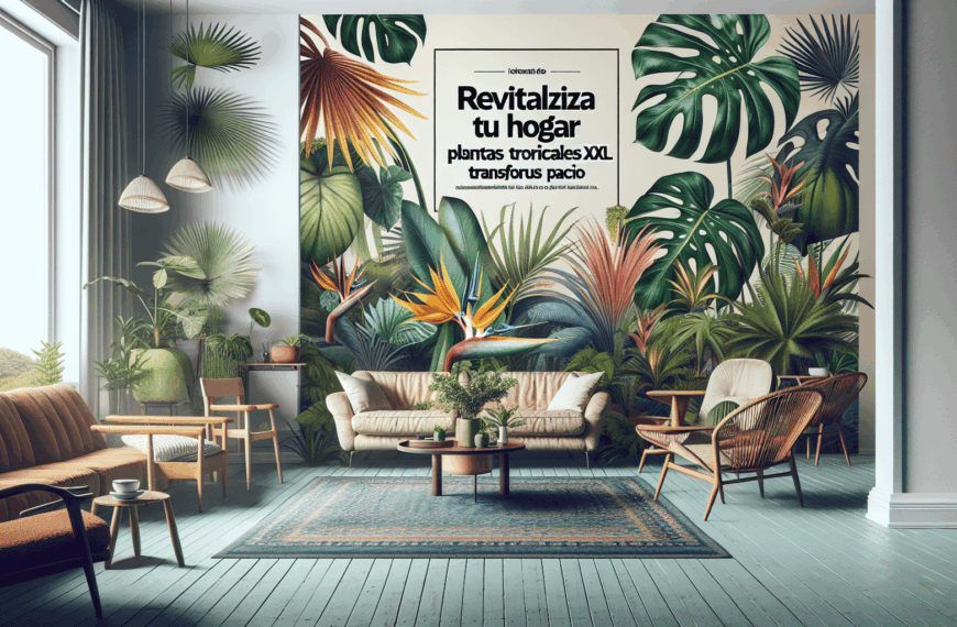 Revitaliza Tu Hogar: Plantas Tropicales XXL Para Transformar Tu Espacio