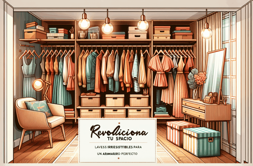 Revoluciona Tu Espacio: Claves Irresistibles para un Armario Perfecto