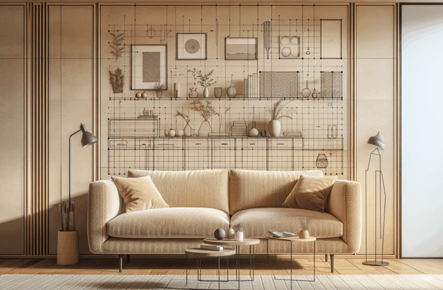 Transforma tu Salón en Barcelona con un Sofá de Pana Beige como Protagonista