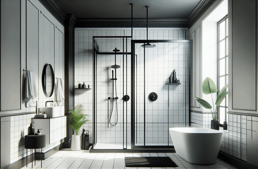 Transforma Tu Baño: Modernidad y Estilo con Mamparas de Perfiles Negros de Leroy Merlin