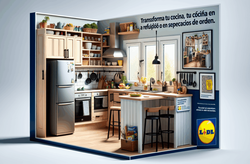 Transforma Tu Cocina en un Refugio de Orden: El Nuevo Socio de Lidl para Espacios Pequeños