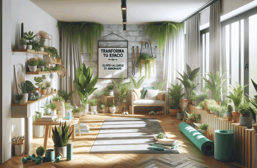 Transforma Tu Espacio: Claves para Un Hogar Saludable y Armonioso