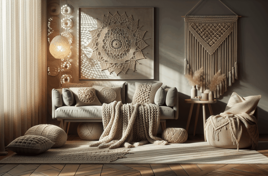 Transforma Tu Hogar: Calidez y Elegancia con Crochet Artesanal