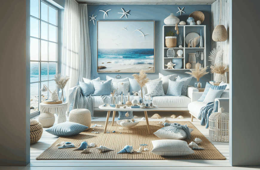 Transforma Tu Salón en un Refugio Costero: Frescura y Relax en Casa
