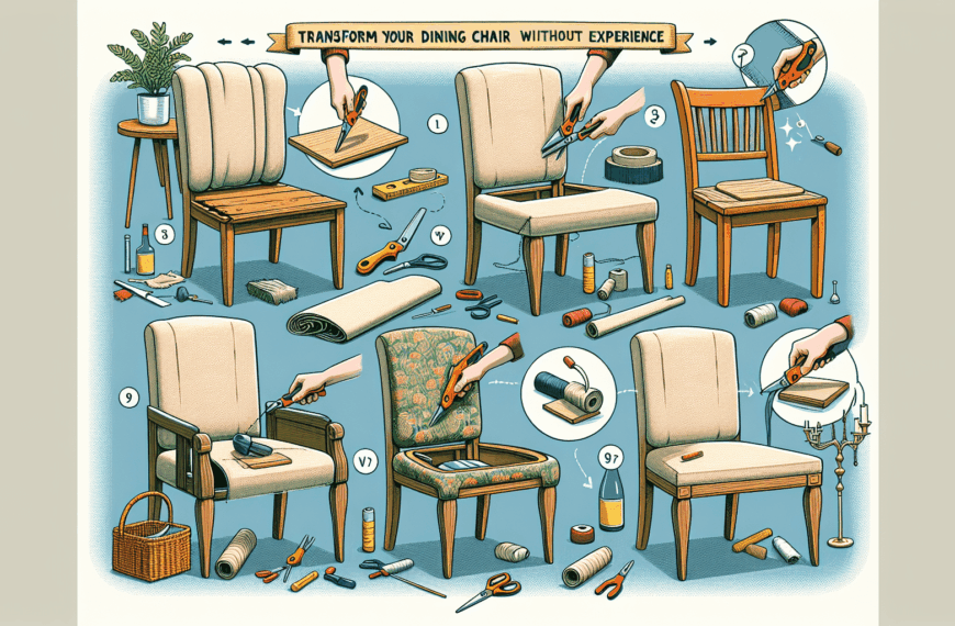 Renueva Tu Comedor en 5 Minutos: Tapizado Fácil para Principiantes