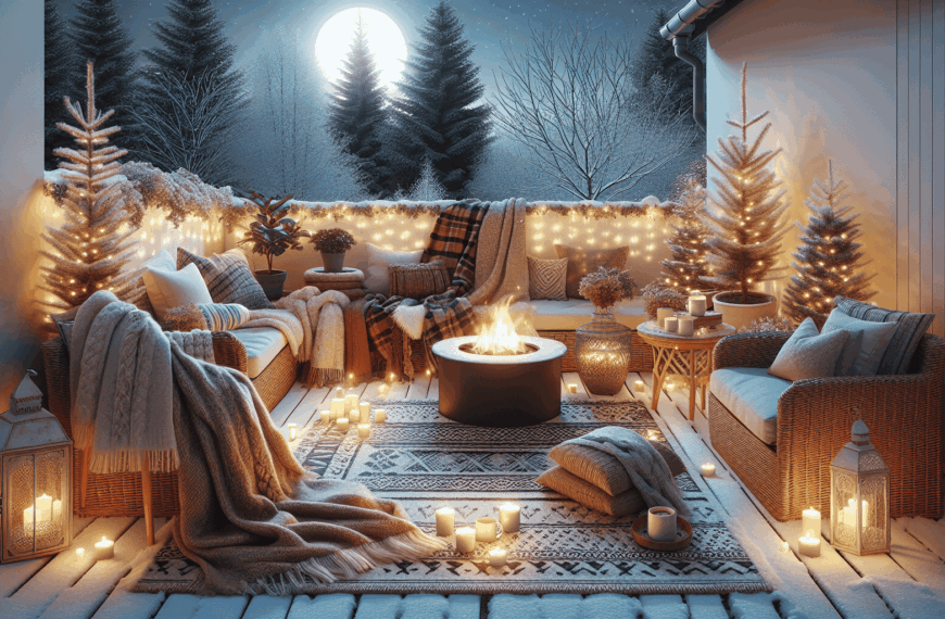Transforma Tu Terraza en un Refugio Acogedor para el Invierno