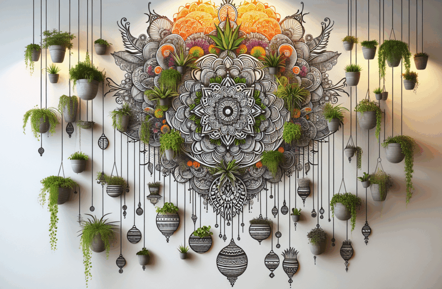 Decora Tu Hogar con Estilo: Innovadores Diseños de Macetas Colgantes para Paredes
