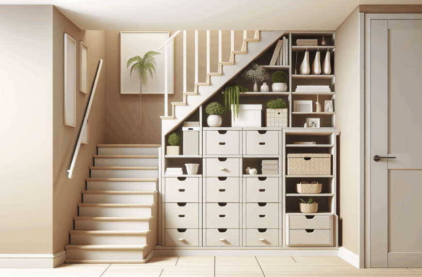 Transforma tu Escalera en un Oasis de Almacenamiento: Diseño Moderno y Eficiente