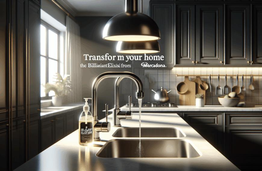 Transforma tu Hogar con el Elixir Brillante para Grifería de Mercadona