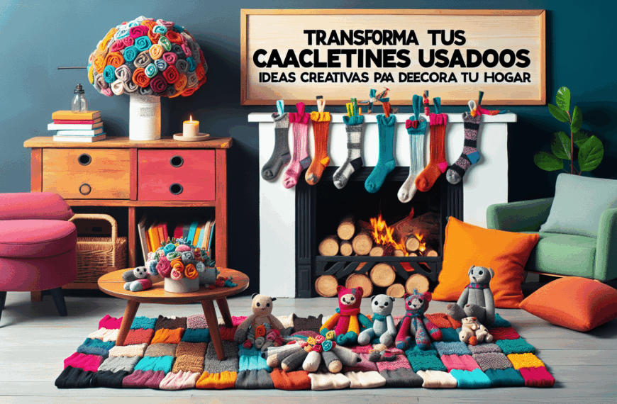 Transforma tus Calcetines Usados: Ideas Creativas para Decorar tu Hogar