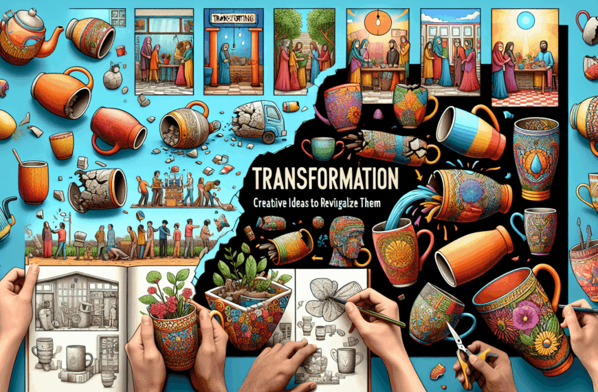 Transforma tus Tazas Rotas: Ideas Creativas para Revitalizarlas