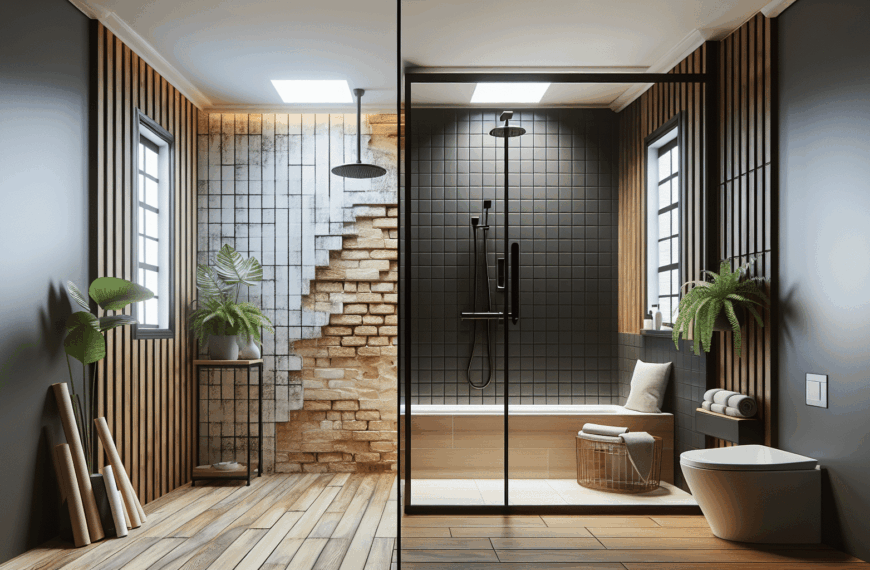 Actualización de Estilo: Renueva tu Baño Antiguo con Mamparas de Perfiles Negros de Leroy Merlin