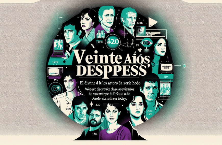 Veinte Años Después: El Destino de los Actores y Dónde Revivir la Serie Hoy