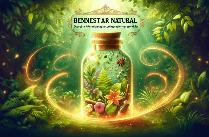 Bienestar Natural: Descubre la Fórmula Mágica con Ingredientes Esenciales