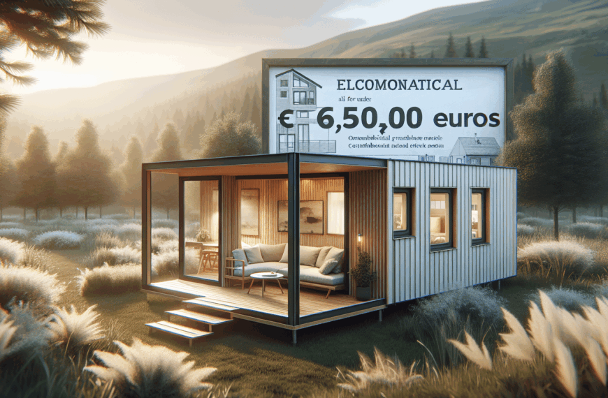 Económica Casa Móvil Prefabricada para Cinco: Comodidad por Menos de 65.000 Euros