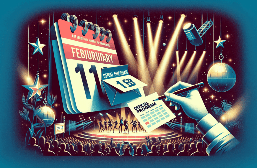 Anunciado el Programa Oficial de Actuaciones para la Gran Final de Este Sábado, 1 de Febrero: Todo Lo Que Necesitas Saber