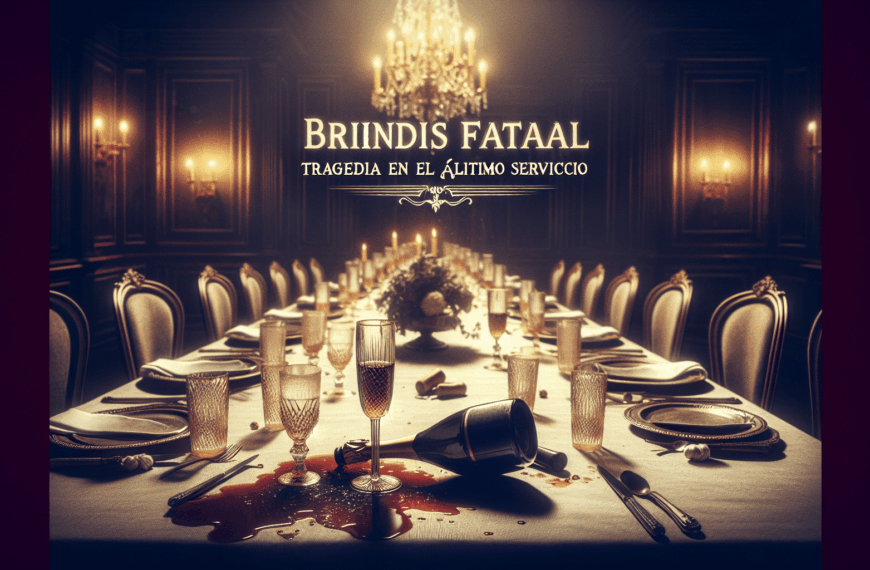 Brindis Fatal: Tragedia en el Último Servicio