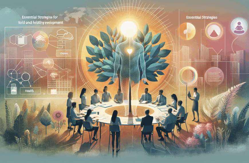 Estrategias Esenciales para un Desarrollo Sólido y Saludable