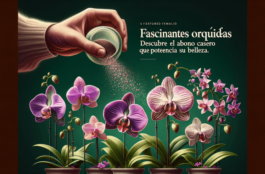 Fascinantes Orquídeas: Descubre el Abono Casero que Potencia su Belleza
