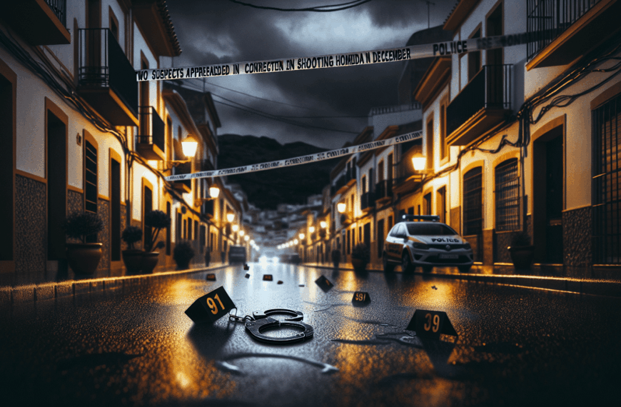 Detenidos dos sospechosos por el asesinato a tiros de un hombre en Villajoyosa en diciembre