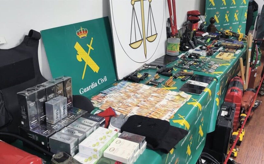 Desarticulado un grupo criminal por robos en Madrid, Toledo y Ciudad Real con cinco detenidos y 47 delitos imputados