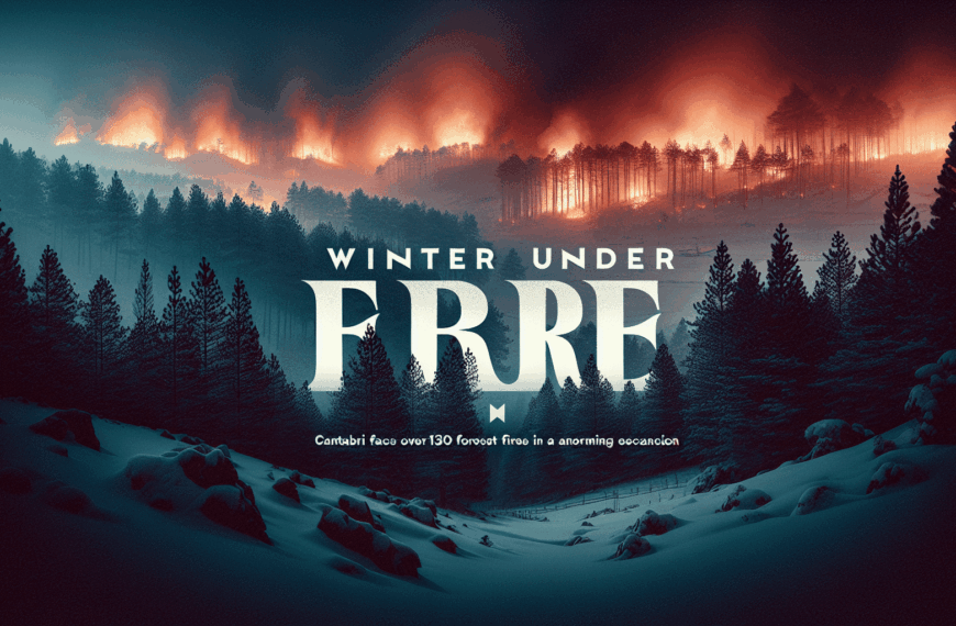 Alerta en Cantabria: Más de 130 Incendios Forestales Desatan la Crisis del Invierno