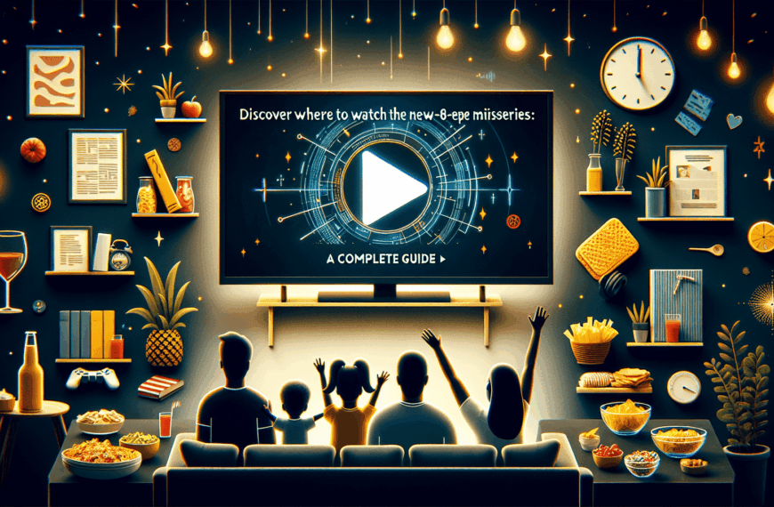 Descubre Dónde Ver la Nueva Locura de Miniserie en 8 Capítulos: Guía Completa