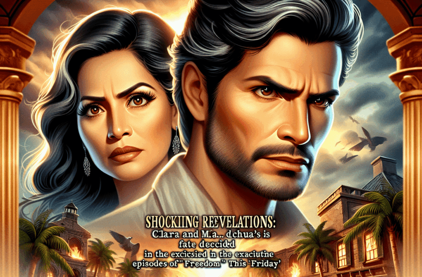 Revelaciones impactantes: El destino de Clara y Manuel se decide en el emocionante capítulo 256 de ‘Sueños de libertad’ este viernes