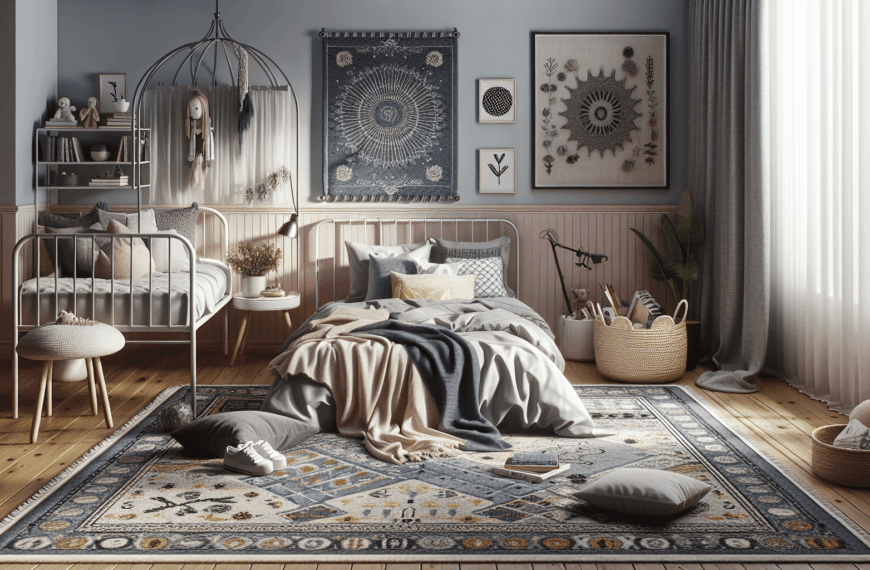 8 Alfombras Modernas para Revitalizar la Habitación de un Adolescente