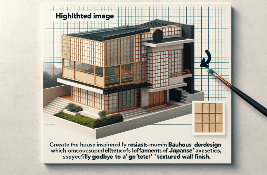 Transformación Innovadora: De Gotelé a Estilo Japonés-Bauhaus Impermeable en el Hogar