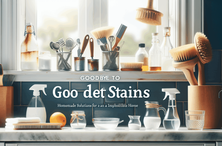Adiós a las Manchas de Óxido: Soluciones Caseras para un Hogar Impecable