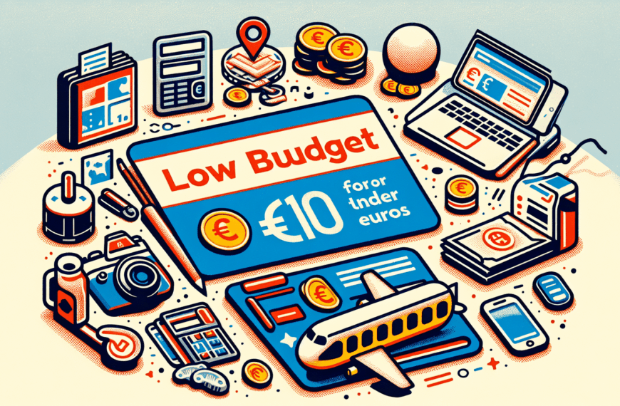 Opciones Económicas: ¡Gastos por Debajo de 10 Euros!