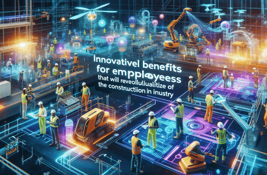 Beneficios Innovadores para Empleados que Revolucionarán el Futuro del Sector de la Construcción en 2025