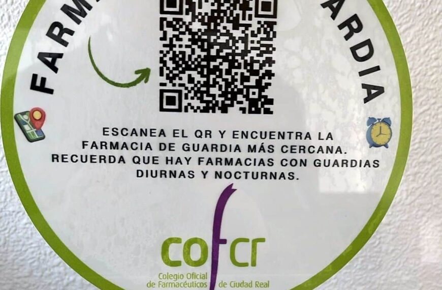 El Colegio de Farmacéuticos de Ciudad Real impulsa el código QR para localizar las farmacias de guardia al instante