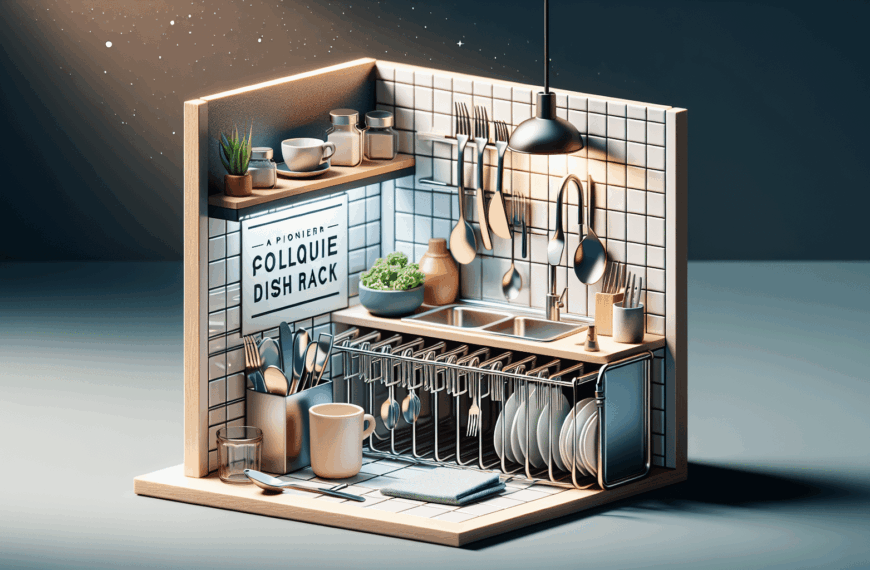 Carrefour Transforma Tu Cocina con un Pionero Escurreplatos Plegable para Espacios Reducidos