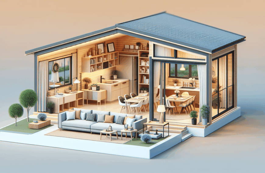 Vivienda Prefabricada Moderna: Espacioso Salón, Cocina y Dormitorio por Menos de 40.000 Euros