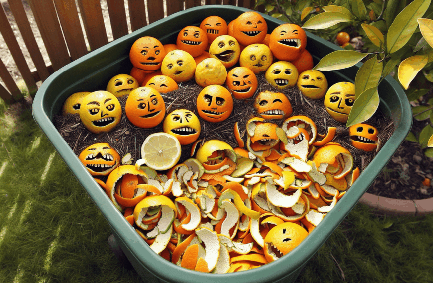 Revoluciona tu Jardín: El Poder Oculto de las Cáscaras de Naranja y Limón