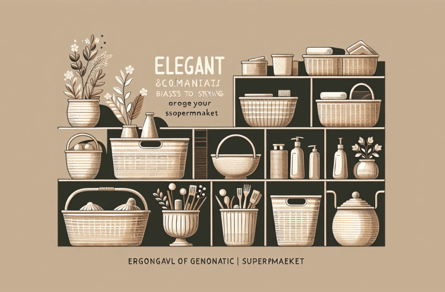 Cestas Prácticas y Estilosas de Lidl para Optimizar tu Cocina y Baño