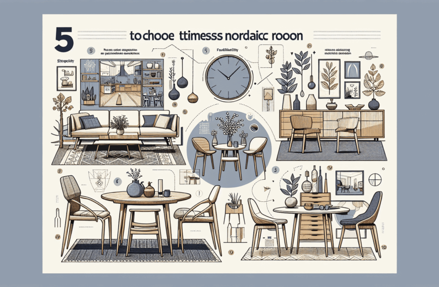 Por Qué los Comedores Nórdicos Atemporales Son la Elección Ideal: Cinco Razones Clave