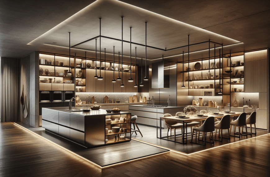 Cocina Moderna: Estilo y Espacio en Perfecta Armonía