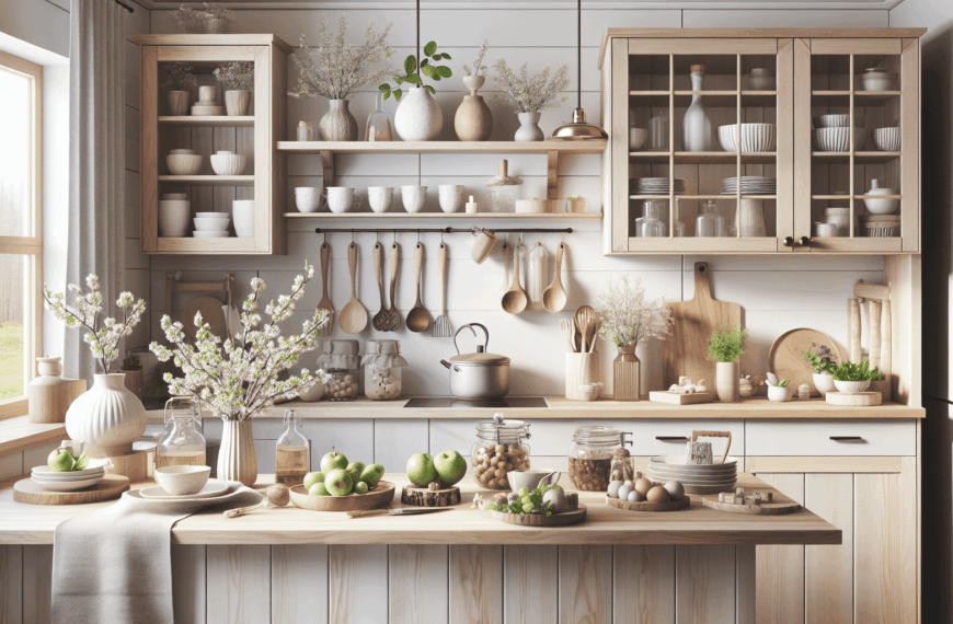 Revitaliza tu Cocina: Diseño Nórdico y Encanto Primaveral